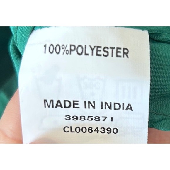 eShakti Emerald Green Pleated Dupioni Festive 34" Waist Wide Belt Maxi Skirt - Picture 7 of 10